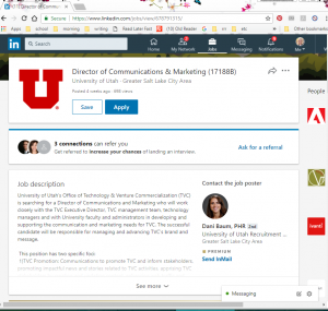 tips on how to use linkedin when applying for a job by RedRocketResume
